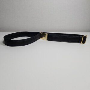 Zahava NYC Leather Belt Bag with Custom Buckle Black